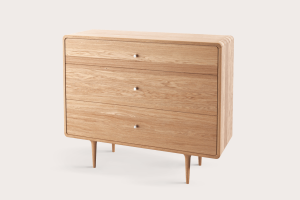 Luxury chest of drawers from massive wood. Design furniture. Produced by czech family company SITUS.
