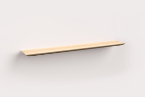 Design simple shelf from massive wood. Produced by czech family company SITUS.