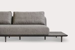 Comfortable luxury design sofa Handmade. With wooden base. Produced by czech family company SITUS.
