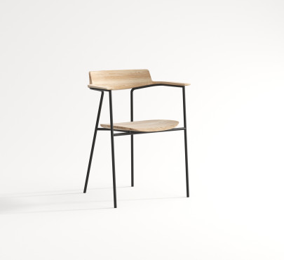 polokřeslo ROR s kovovou konstrukcí