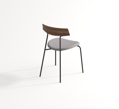 Lehká, kovová a stohovatelná židle