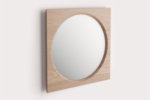 Design mirror with massive frame. Produced by czech family company SITUS.